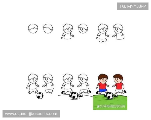 足球明星简笔画壁纸，展现经典球员英姿，独特艺术风格，点亮你的球迷时光